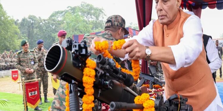 On Vijayadashami, Defense Minister Rajnath Singh performed Shastra Puja at the military station, said…