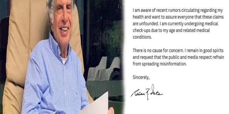 Ratan Tata said the news of his ill health is a rumour, this is why he went to the hospital