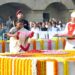 The President visited Raj Ghat and paid floral tribute to Mahatma Gandhi at his samadhi