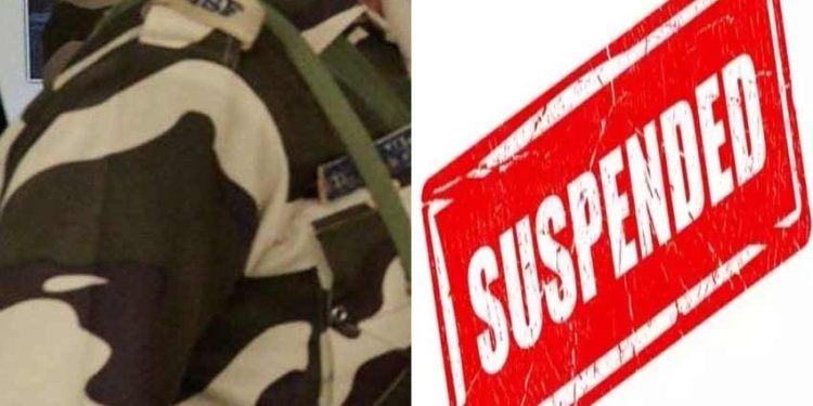 CISF Jawan Suspended