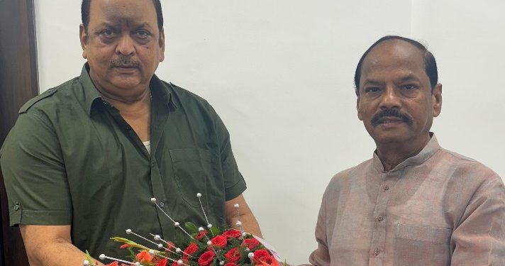 LJP (R) State President met Governor Raghuvar Das