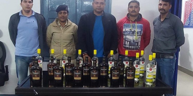 Liquor Seized