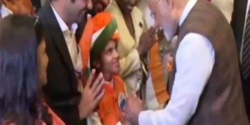 PM Modi's Meeting with the Child