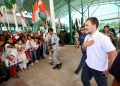 Rahul Gandhi welcomed at Ranchi Airport