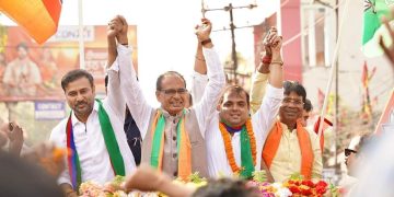 Shivraj Singh Chauhan and Sudesh Mahato