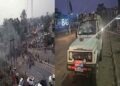 Hazaribagh Police lathicharged the students